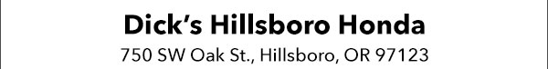 Dick's Hillsboro Honda